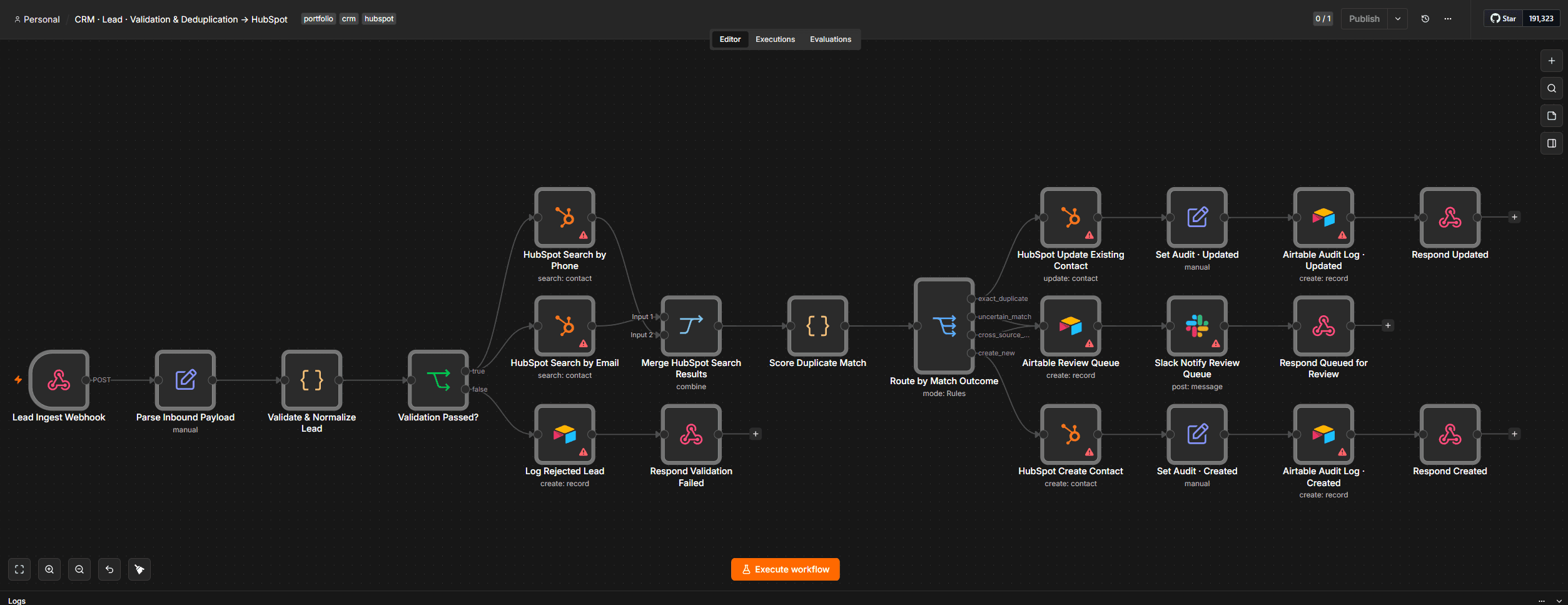 CRM Lead preview